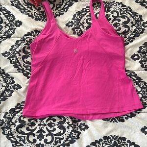 Lululemon Athletica Vibrant Pink Tank Top